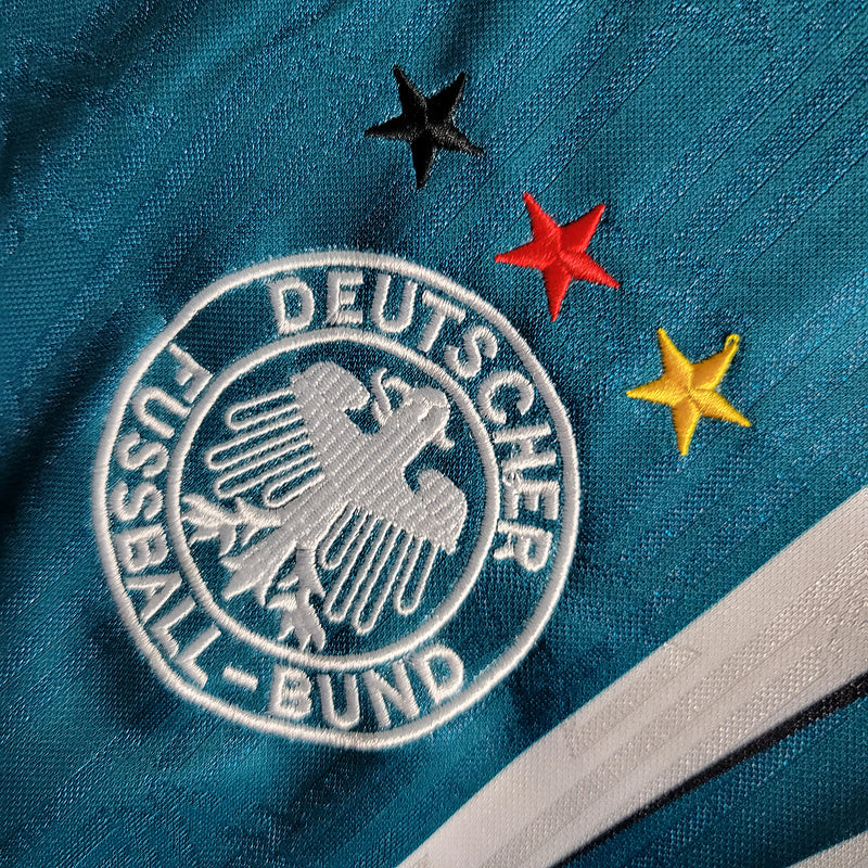 Camiseta Alemania retro 1996 segunda equipación