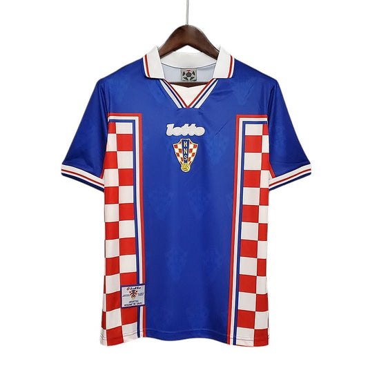 Camiseta Croacia retro 1998 segunda equipación