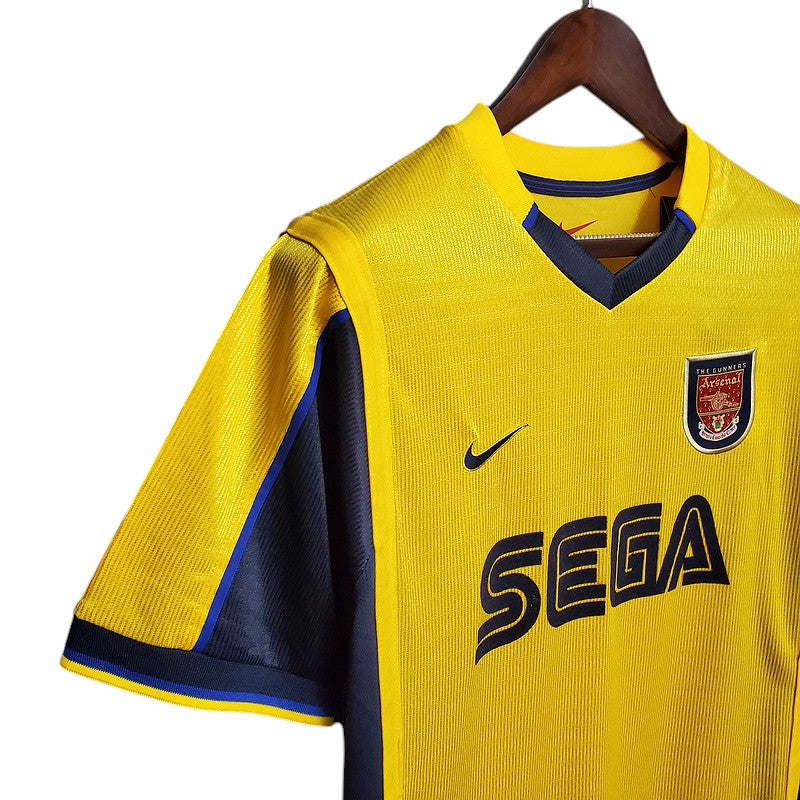 Camiseta Arsenal retro 1999-2000 segunda equipación