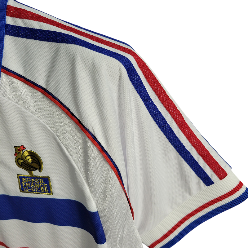 Camiseta Francia retro 1998 segunda equipacion