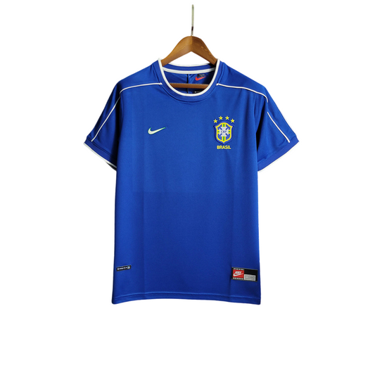 Camiseta Brasil retro 1998 segunda equipación